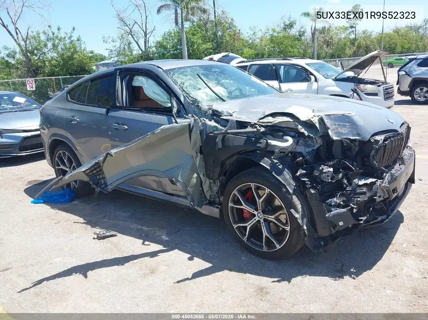 2024 BMW X6 xDrive40I VIN: 5UX33EX01R9S52323 Lot: 45052688