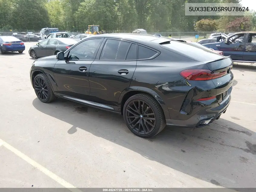 2024 BMW X6 xDrive40I VIN: 5UX33EX05R9U78624 Lot: 45247728
