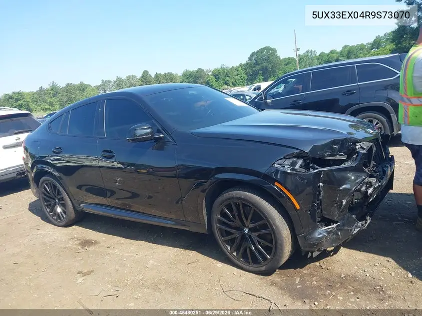 2024 BMW X6 xDrive40I VIN: 5UX33EX04R9S73070 Lot: 45480251