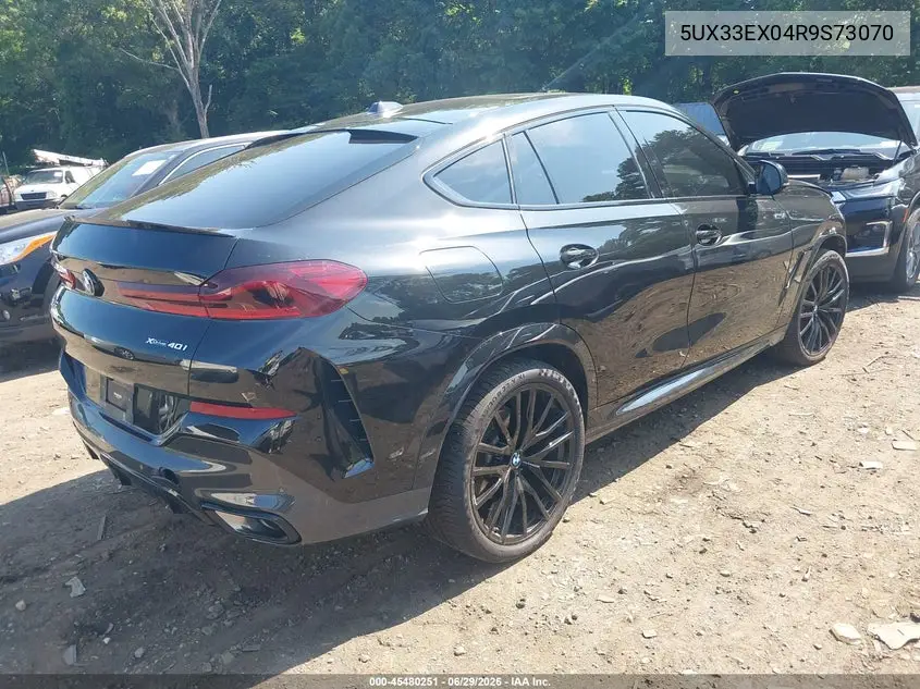 2024 BMW X6 xDrive40I VIN: 5UX33EX04R9S73070 Lot: 45480251