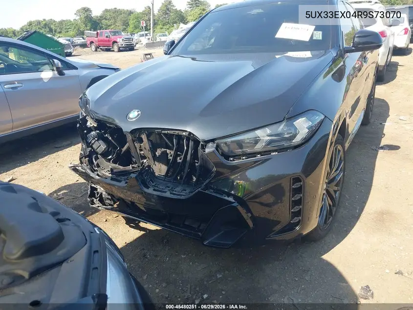 2024 BMW X6 xDrive40I VIN: 5UX33EX04R9S73070 Lot: 45480251