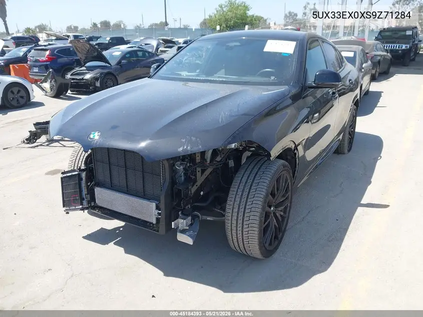 2025 BMW X6 xDrive40I VIN: 5UX33EX0XS9Z71284 Lot: 45184393