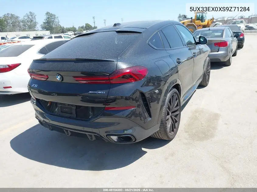 2025 BMW X6 xDrive40I VIN: 5UX33EX0XS9Z71284 Lot: 45184393