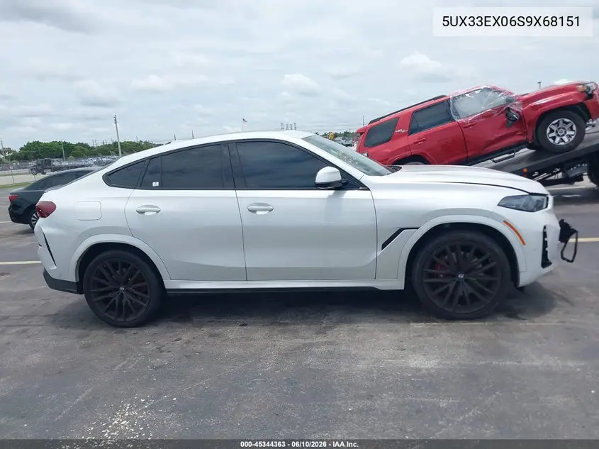 2025 BMW X6 xDrive40I VIN: 5UX33EX06S9X68151 Lot: 45344363