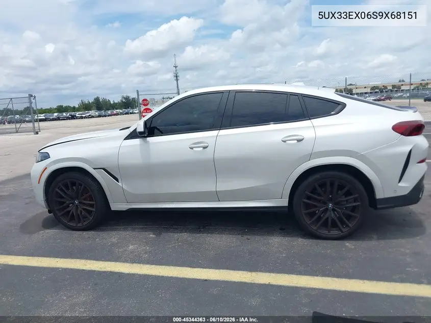2025 BMW X6 xDrive40I VIN: 5UX33EX06S9X68151 Lot: 45344363