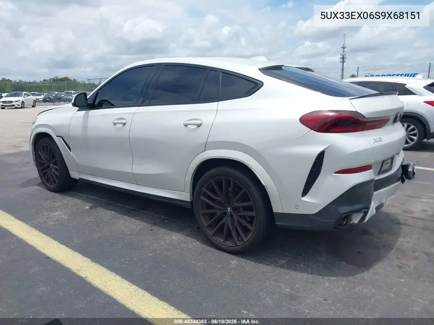 2025 BMW X6 xDrive40I VIN: 5UX33EX06S9X68151 Lot: 45344363