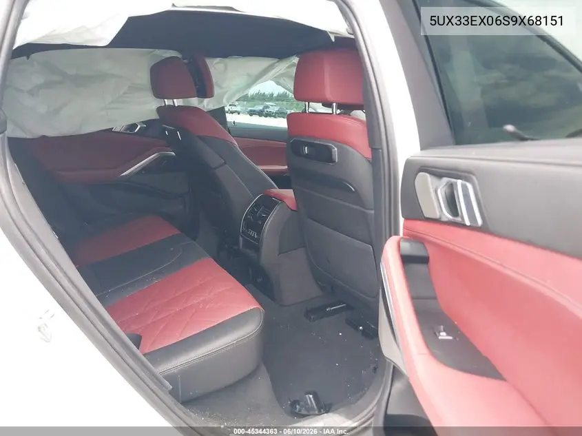 2025 BMW X6 xDrive40I VIN: 5UX33EX06S9X68151 Lot: 45344363