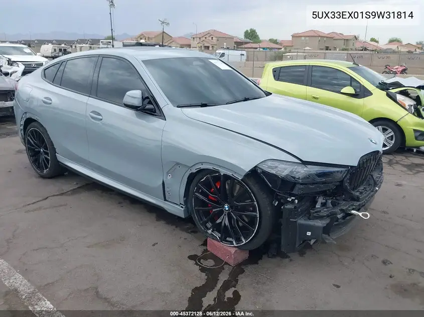 2025 BMW X6 xDrive40I VIN: 5UX33EX01S9W31814 Lot: 45372128