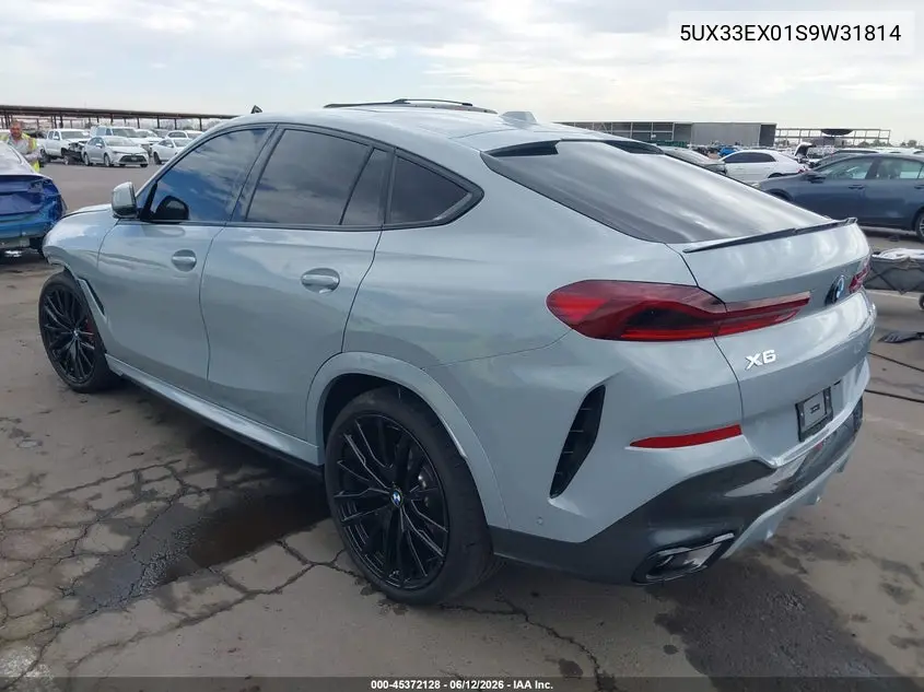 2025 BMW X6 xDrive40I VIN: 5UX33EX01S9W31814 Lot: 45372128