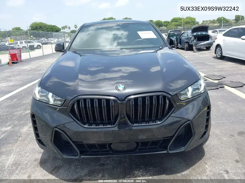 2025 BMW X6 xDrive40I VIN: 5UX33EX09S9W32242 Lot: 45568249