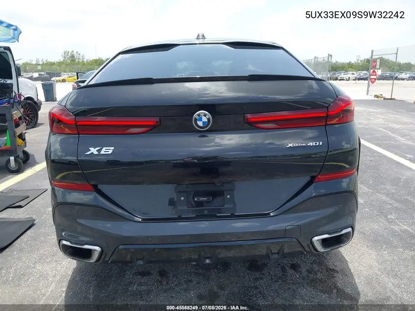 2025 BMW X6 xDrive40I VIN: 5UX33EX09S9W32242 Lot: 45568249