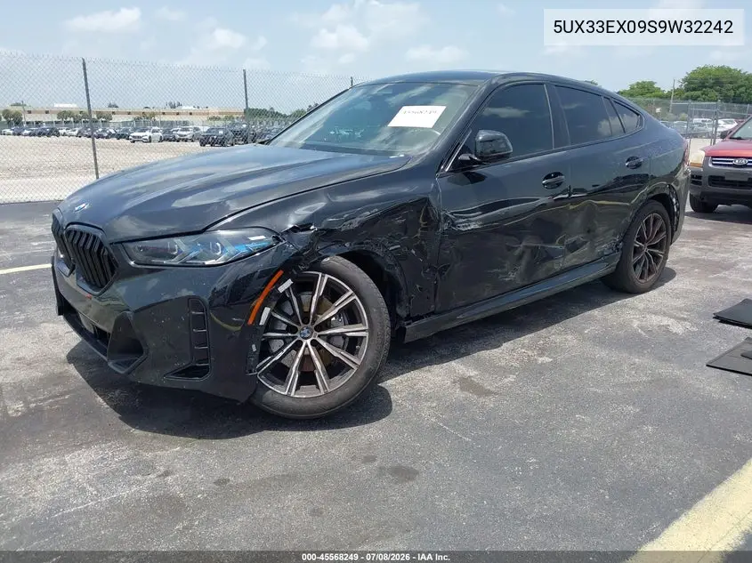 2025 BMW X6 xDrive40I VIN: 5UX33EX09S9W32242 Lot: 45568249