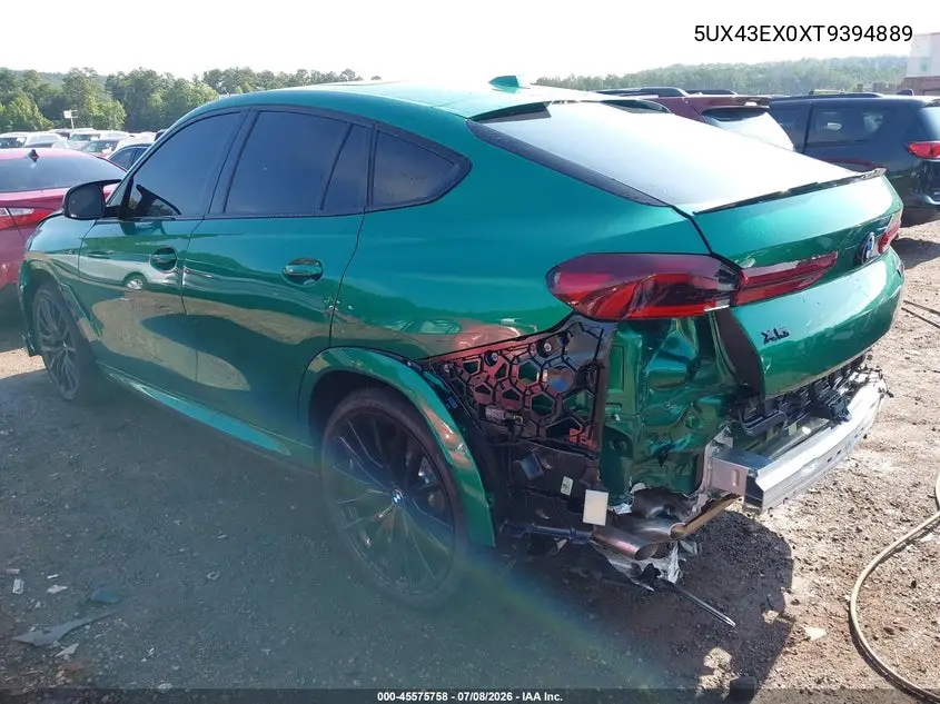 2026 BMW X6 M60I VIN: 5UX43EX0XT9394889 Lot: 45575758