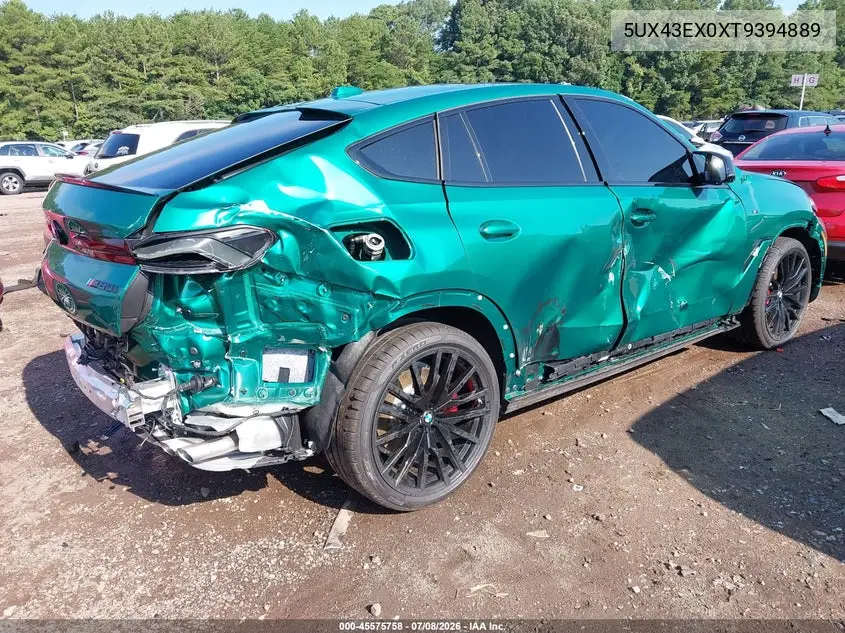 2026 BMW X6 M60I VIN: 5UX43EX0XT9394889 Lot: 45575758