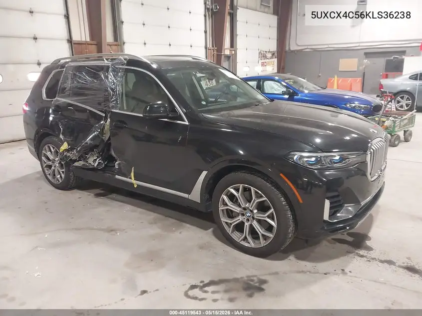 2019 BMW X7 xDrive50I VIN: 5UXCX4C56KLS36238 Lot: 45119543