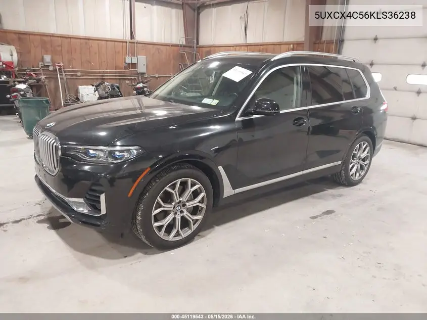 2019 BMW X7 xDrive50I VIN: 5UXCX4C56KLS36238 Lot: 45119543