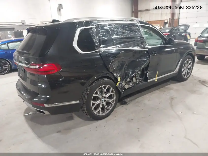 2019 BMW X7 xDrive50I VIN: 5UXCX4C56KLS36238 Lot: 45119543