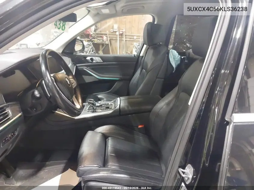 2019 BMW X7 xDrive50I VIN: 5UXCX4C56KLS36238 Lot: 45119543
