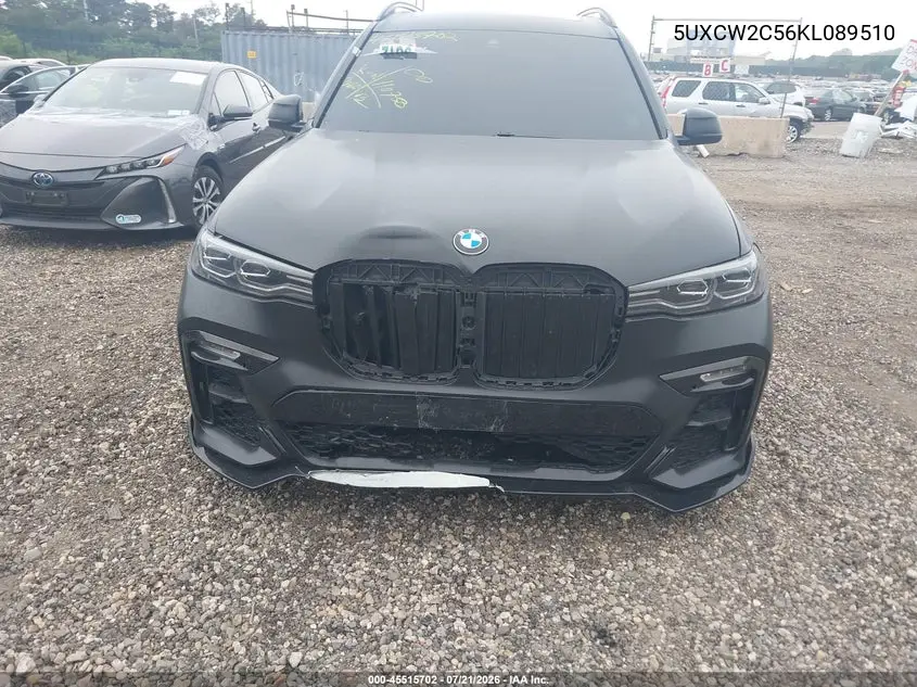 2019 BMW X7 xDrive40I VIN: 5UXCW2C56KL089510 Lot: 45515702