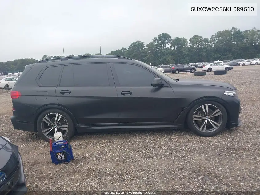 2019 BMW X7 xDrive40I VIN: 5UXCW2C56KL089510 Lot: 45515702