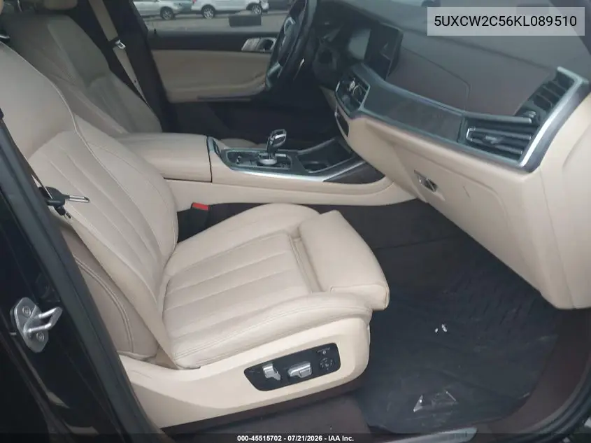 2019 BMW X7 xDrive40I VIN: 5UXCW2C56KL089510 Lot: 45515702