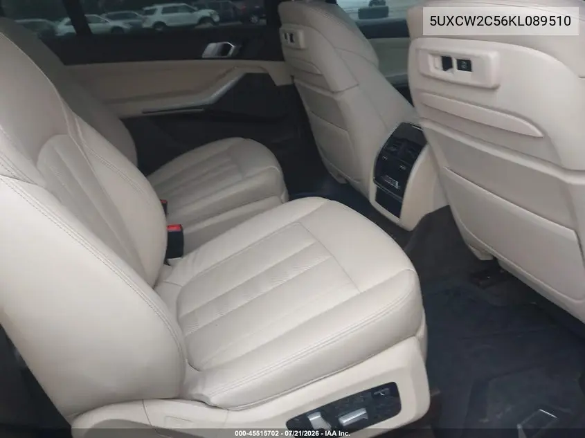 2019 BMW X7 xDrive40I VIN: 5UXCW2C56KL089510 Lot: 45515702