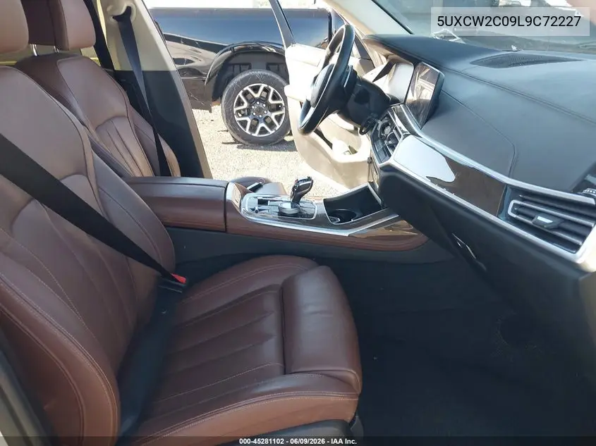 2020 BMW X7 xDrive40I VIN: 5UXCW2C09L9C72227 Lot: 45281102
