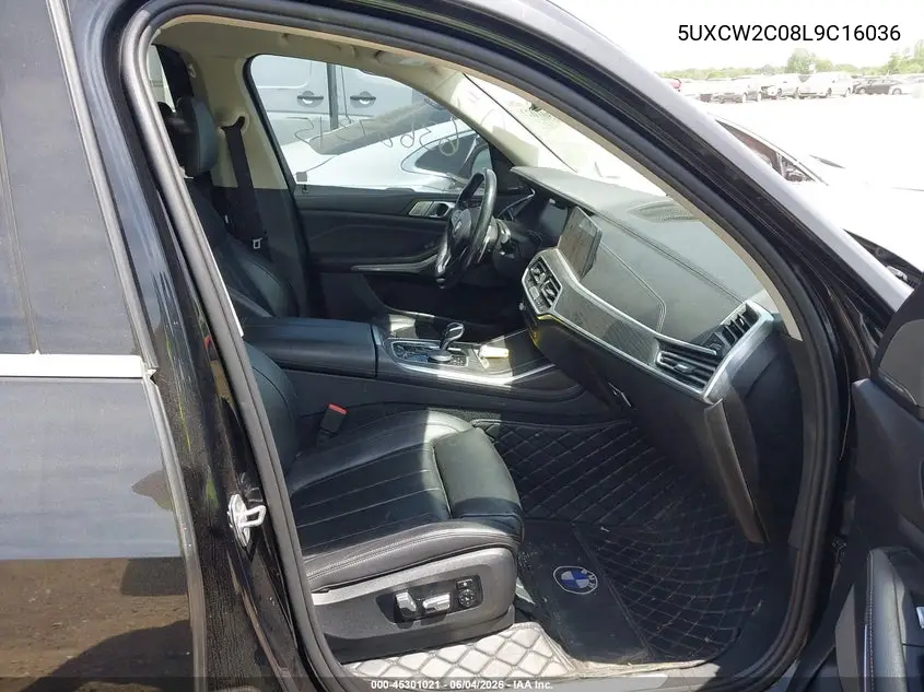 2020 BMW X7 xDrive40I VIN: 5UXCW2C08L9C16036 Lot: 45301021
