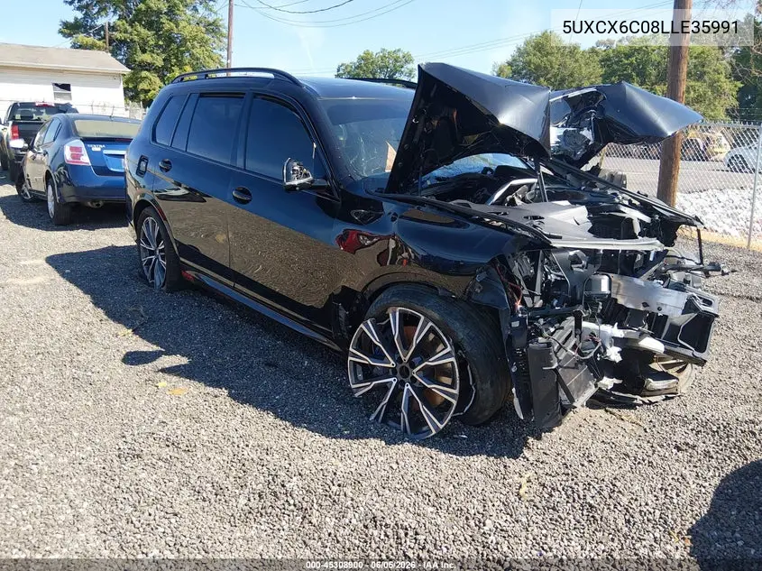 2020 BMW X7 M50I VIN: 5UXCX6C08LLE35991 Lot: 45308900