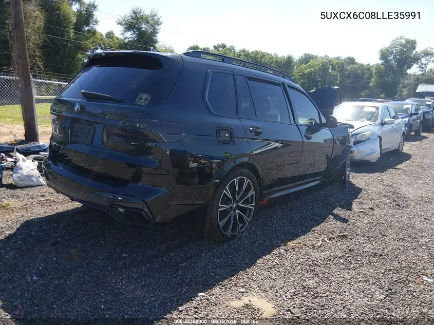 2020 BMW X7 M50I VIN: 5UXCX6C08LLE35991 Lot: 45308900