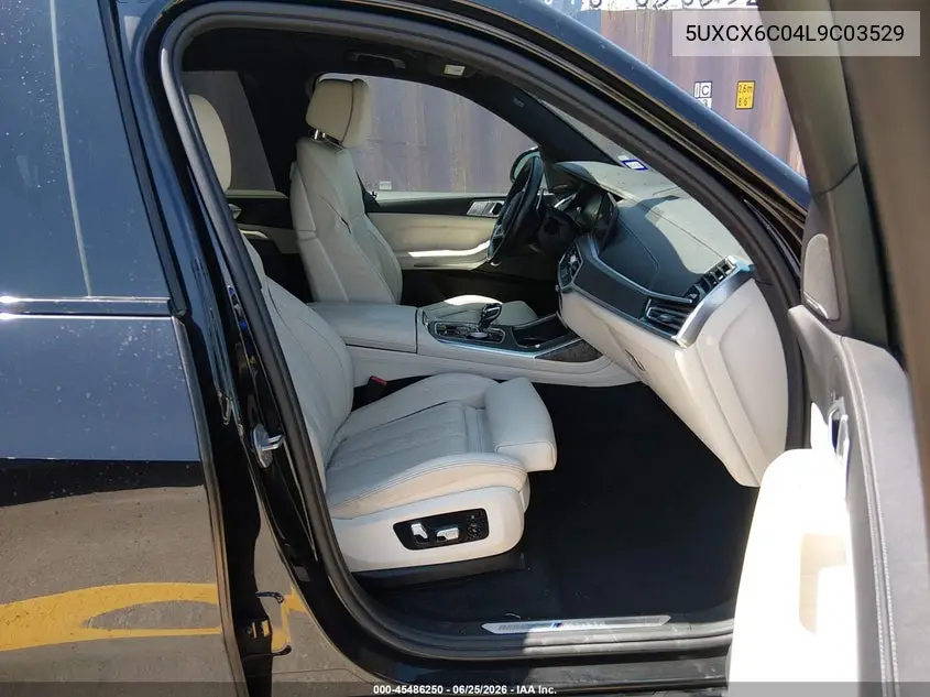 2020 BMW X7 M50I VIN: 5UXCX6C04L9C03529 Lot: 45486250