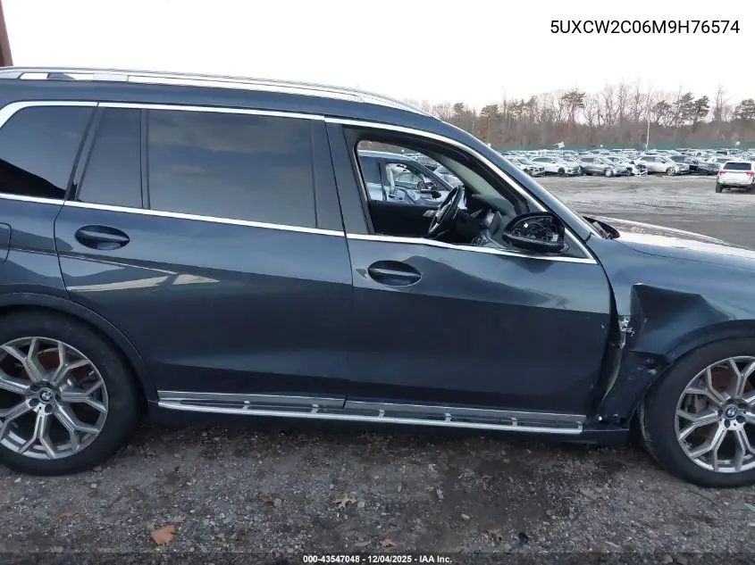 5UXCW2C06M9H76574 2021 BMW X7 xDrive40I