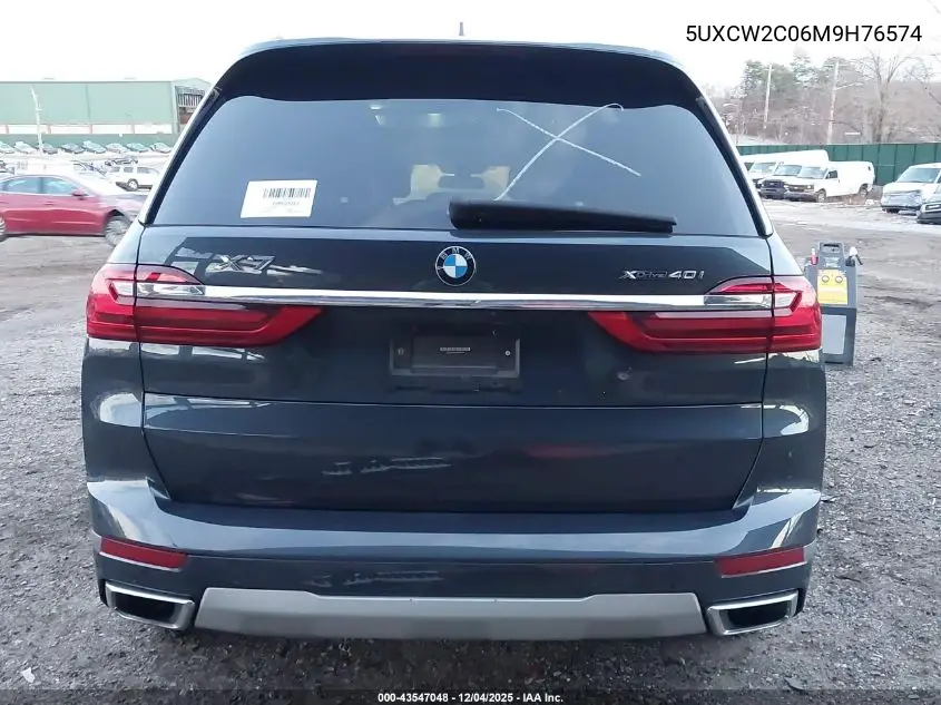 5UXCW2C06M9H76574 2021 BMW X7 xDrive40I