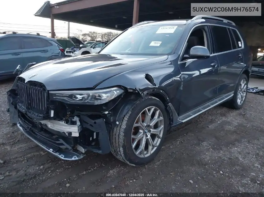 5UXCW2C06M9H76574 2021 BMW X7 xDrive40I