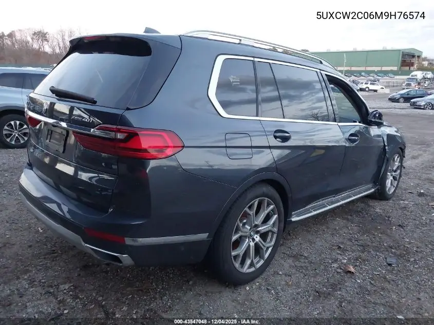 5UXCW2C06M9H76574 2021 BMW X7 xDrive40I