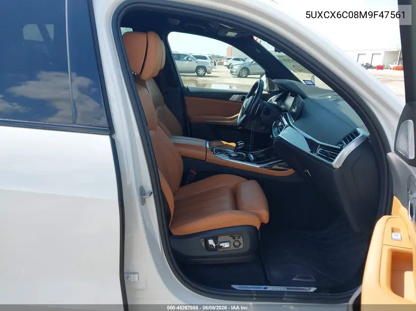 2021 BMW X7 M50I VIN: 5UXCX6C08M9F47561 Lot: 45267055
