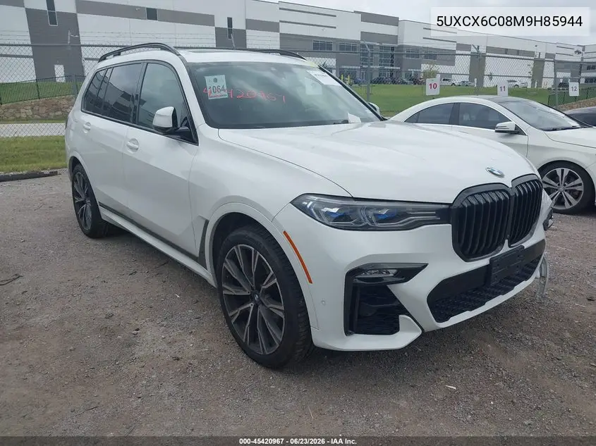 2021 BMW X7 M50I VIN: 5UXCX6C08M9H85944 Lot: 45420967