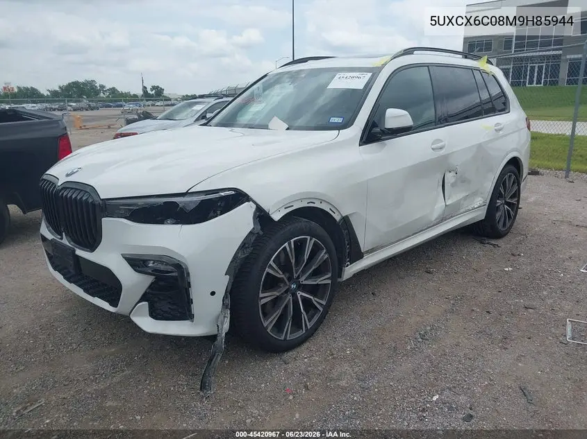 2021 BMW X7 M50I VIN: 5UXCX6C08M9H85944 Lot: 45420967