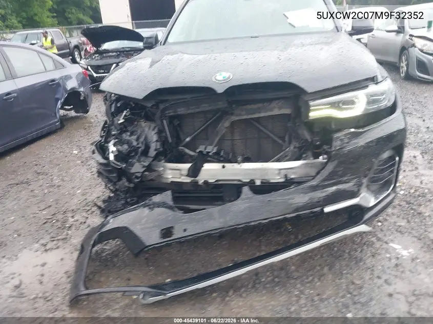 2021 BMW X7 xDrive40I VIN: 5UXCW2C07M9F32352 Lot: 45439101