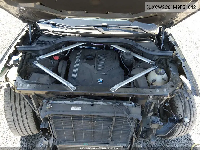 2021 BMW X7 xDrive40I VIN: 5UXCW2C01M9F51642 Lot: 45517437