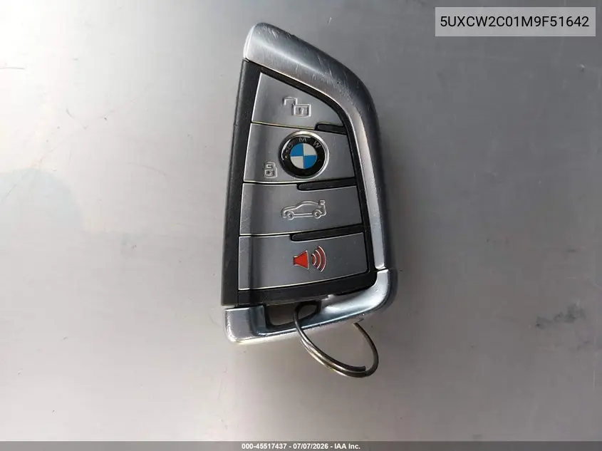 2021 BMW X7 xDrive40I VIN: 5UXCW2C01M9F51642 Lot: 45517437