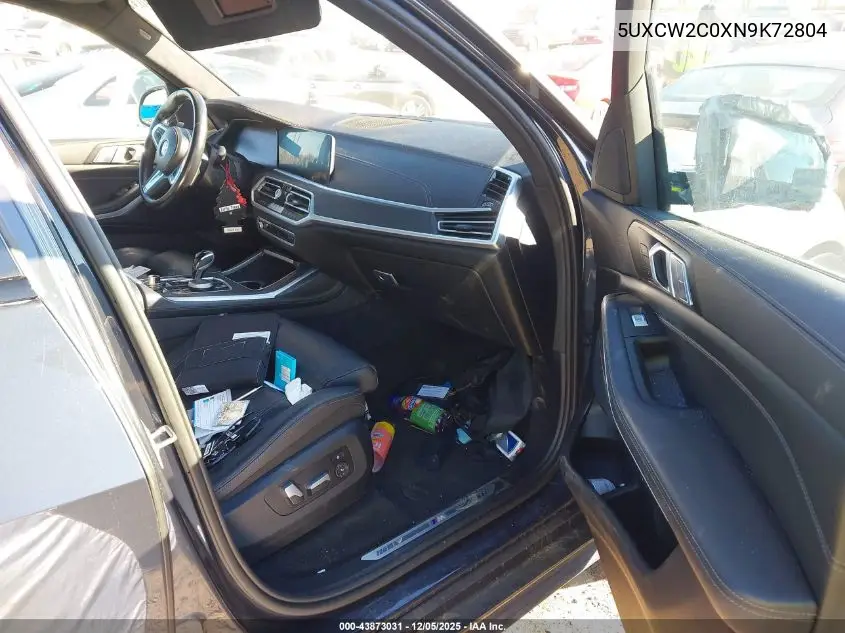 5UXCW2C0XN9K72804 2022 BMW X7 xDrive40I