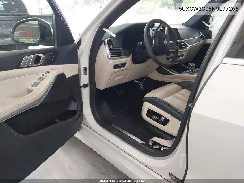 2022 BMW X7 xDrive40I VIN: 5UXCW2C08N9L97266 Lot: 45476189