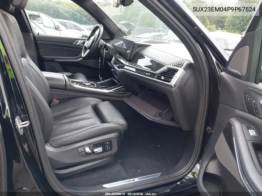 2023 BMW X7 xDrive40I VIN: 5UX23EM04P9P67524 Lot: 45366019