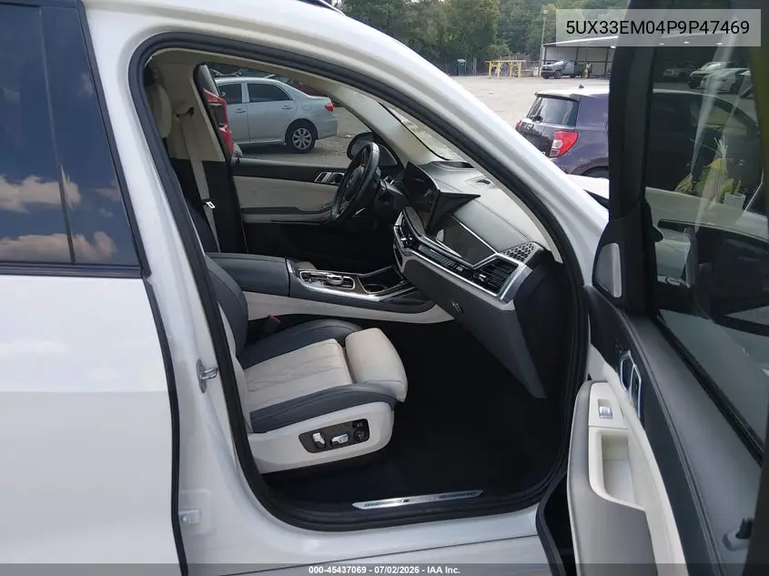 2023 BMW X7 M60I VIN: 5UX33EM04P9P47469 Lot: 45437069