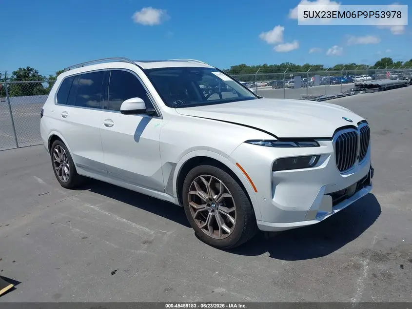 2023 BMW X7 xDrive40I VIN: 5UX23EM06P9P53978 Lot: 45459183