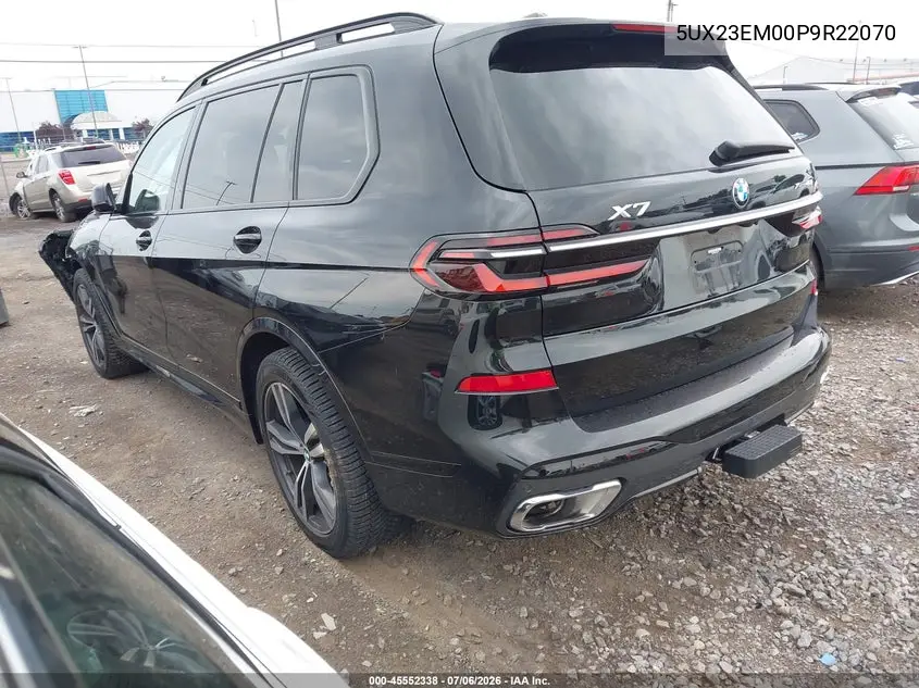2023 BMW X7 xDrive40I VIN: 5UX23EM00P9R22070 Lot: 45552338