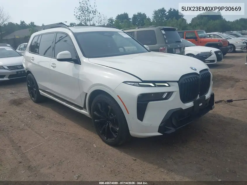 2023 BMW X7 xDrive40I VIN: 5UX23EM0XP9P30669 Lot: 45574389
