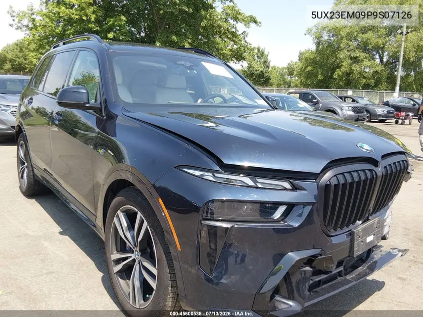 2023 BMW X7 xDrive40I VIN: 5UX23EM09P9S07126 Lot: 45600538