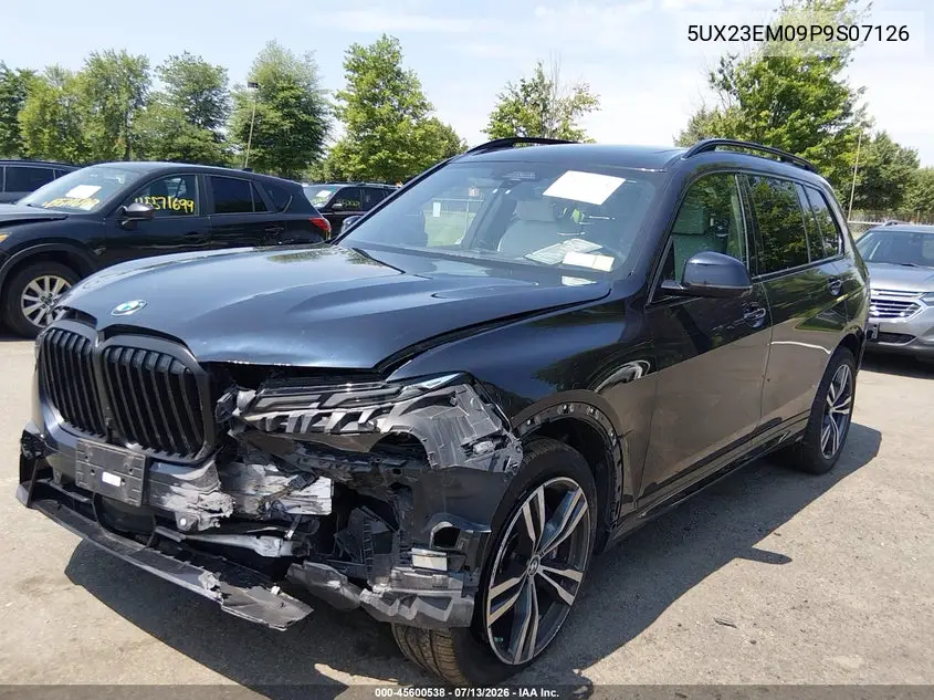 2023 BMW X7 xDrive40I VIN: 5UX23EM09P9S07126 Lot: 45600538